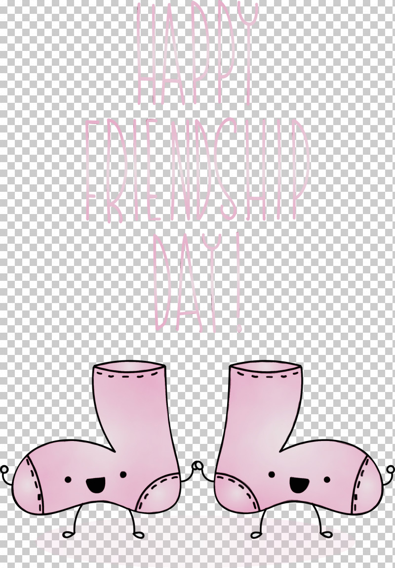 Pink Text Font Footwear Line PNG, Clipart, Footwear, Friendship Day, Happy Friendship Day, International Friendship Day, Line Free PNG Download
