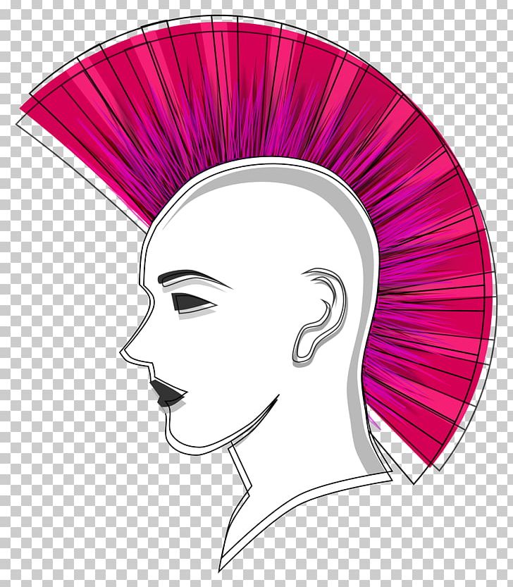 Punk Rock Mohawk Hairstyle PNG, Clipart, Art, Beauty, Cartoon, Cheek, Drawing Free PNG Download