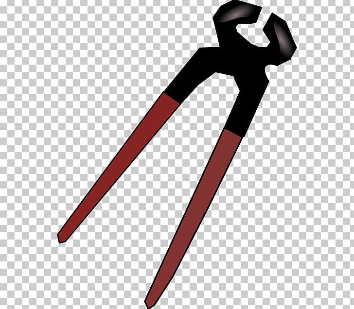 Diagonal Pliers Tool Pincers PNG, Clipart, Angle, Cold Weapon, Diagonal Pliers, Handle, Line Free PNG Download