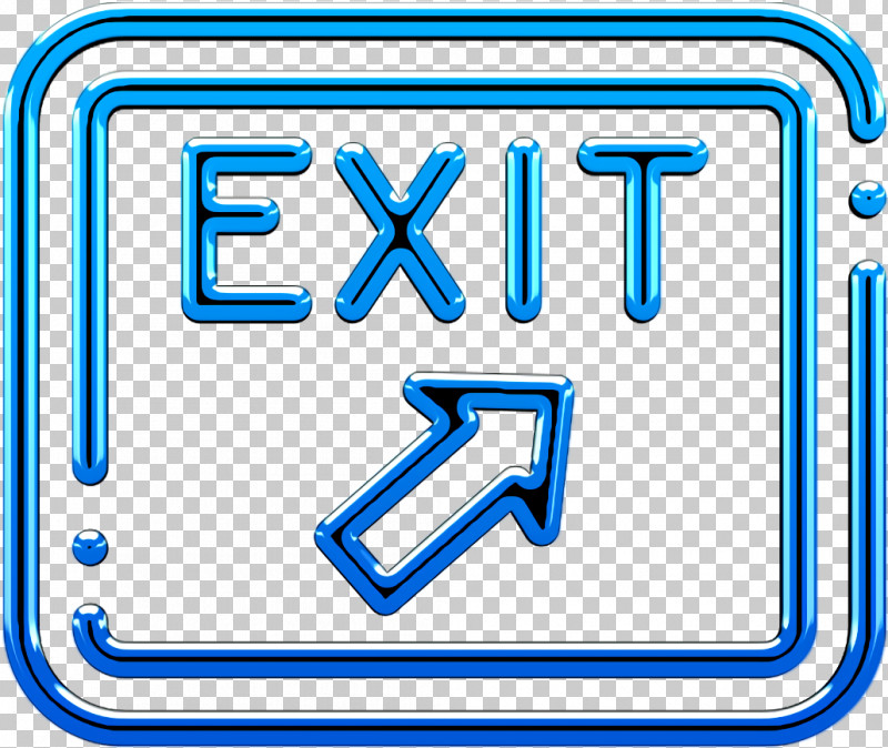 Traffic Signs Icon Exit Icon PNG, Clipart, Electric Blue M, Exit Icon, Geometry, Line, Logo Free PNG Download