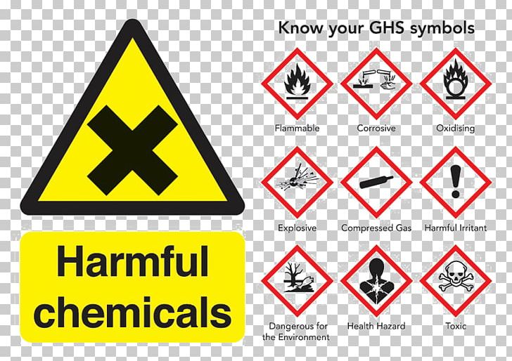 Occupational Safety And Health Chemical Hazard Sign PNG, Clipart, Angle, Area, Brand, Chem, Chemical Hazard Free PNG Download