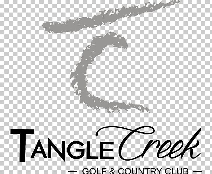 Tangle Creek Golf Course Logo Country Club Calligraphy PNG, Clipart, Art, Barrie, Black And White, Brand, Calligraphy Free PNG Download
