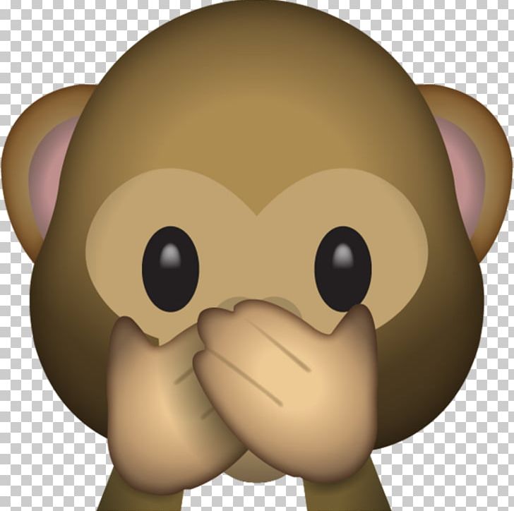 Emoji Three Wise Monkeys The Evil Monkey Sticker PNG, Clipart, Blushing, Blushing Emoji, Carnivoran, Cartoon, Computer Icons Free PNG Download