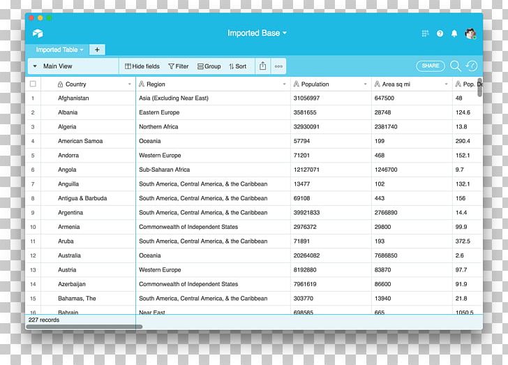 Airtable Computer Program Spreadsheet Comma-separated Values Zapier PNG, Clipart, Airtable, Area, Brand, Commaseparated Values, Computer Free PNG Download