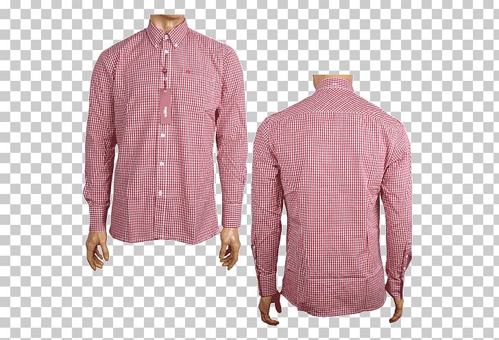 Dress Shirt Pink M Blouse RTV Pink Tartan PNG, Clipart, Blouse, Button, Collar, Dress Shirt, Magenta Free PNG Download