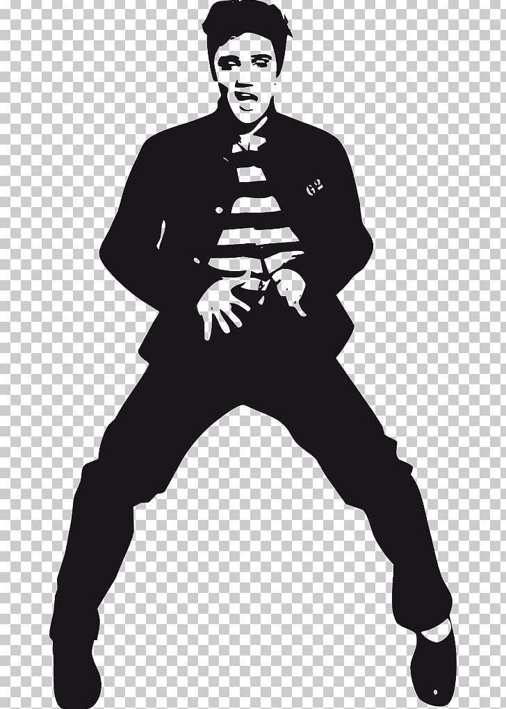 Elvis Presley Silhouette Jailhouse Rock Drawing PNG, Clipart, Animals, Art, Black And White, Drawing, Elvis Free PNG Download
