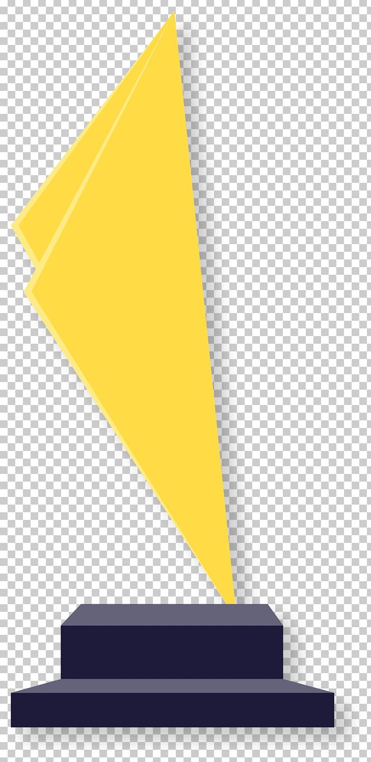 Line Triangle Yellow PNG, Clipart, Angle, Athletic Sports, Cartoon Trophy, Cup Base, Gold Free PNG Download