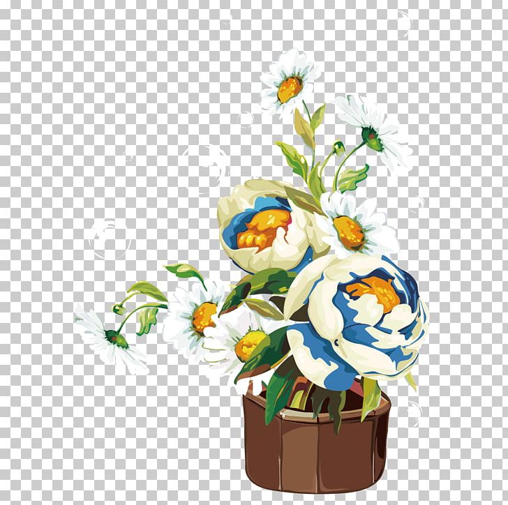 Paper Flower Gouache Euclidean PNG, Clipart, Art, Bonsai, Cut Flowers, Download Vector, Encapsulated Postscript Free PNG Download