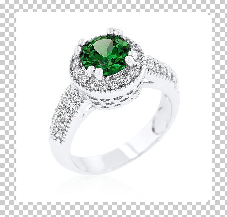 Engagement Ring Emerald Cubic Zirconia Birthstone PNG, Clipart, Amethyst, Birthstone, Carat, Cubic Zirconia, Diamond Free PNG Download