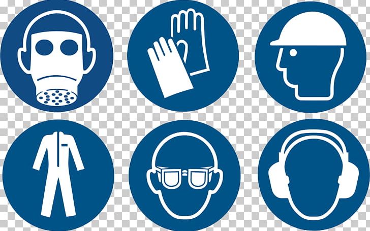 Personal Protective Equipment Signage Safety Hazard PNG, Clipart, Area, Brand, Circle, Communication, Construction Free PNG Download