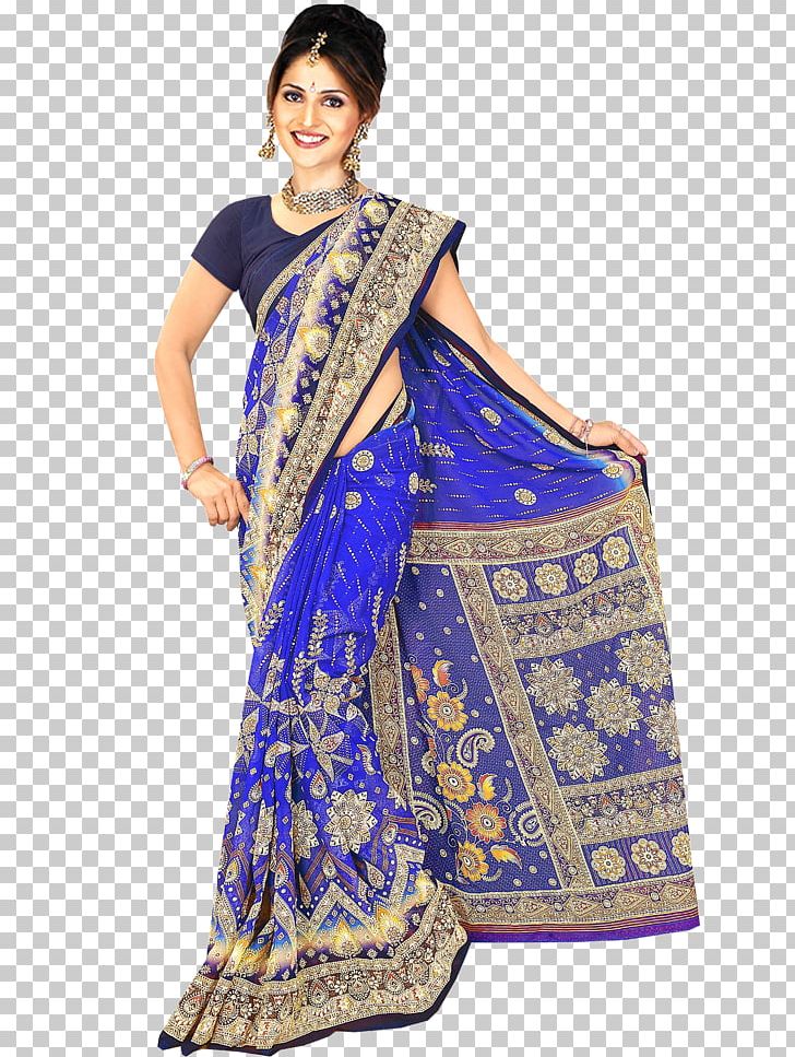 Sari Woman Clothing Shahdara Dress PNG, Clipart, Blue, Clothing, Day Dress, Dress, Electric Blue Free PNG Download