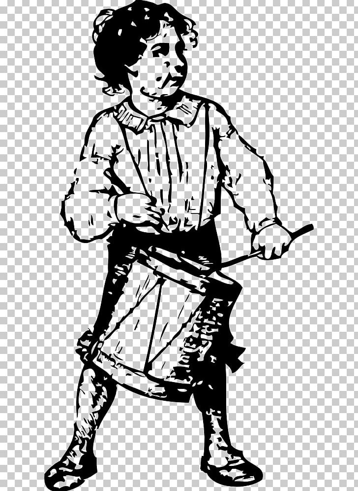 The Little Drummer Boy PNG, Clipart, Arm, Art, Artwork, Black, Black And White Free PNG Download