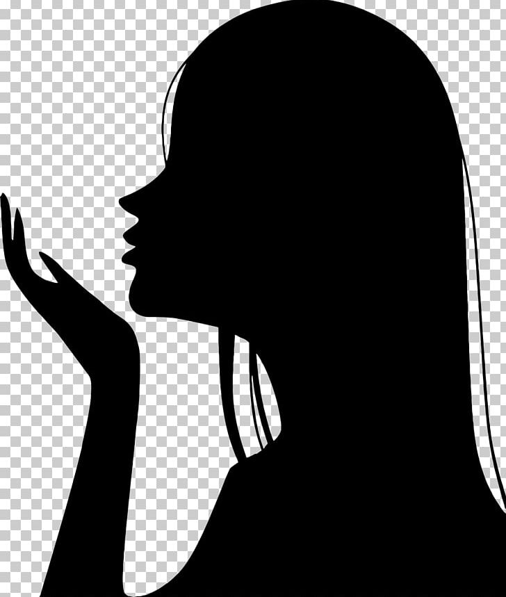 Silhouette Woman PNG, Clipart, Animals, Black, Black And White, Blow, Clipart Girl Free PNG Download
