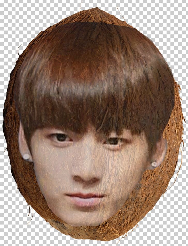 Jungkook Coconut Forehead Face Chin PNG, Clipart, Brown Hair, Chin, Coconut, Face, Facial Hair Free PNG Download