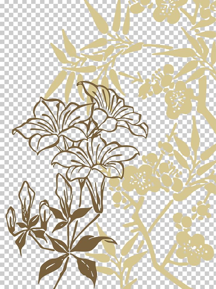 Lilium Flower Line PNG, Clipart, Abstract Lines, Branch, Color, Drawing Vector, Encapsulated Postscript Free PNG Download