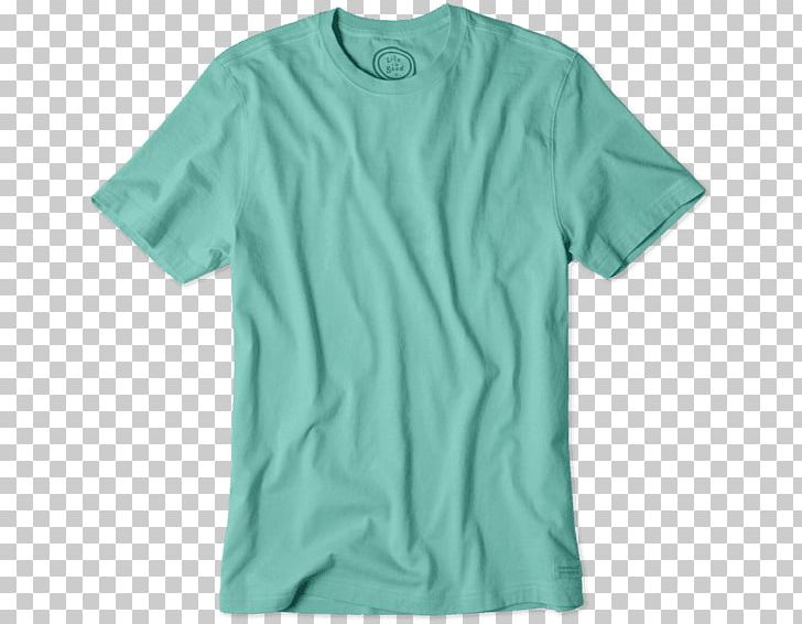 Printed T-shirt Sleeve Patagonia PNG, Clipart, Active Shirt, Aqua, Clothing, Crew Neck, Green Free PNG Download