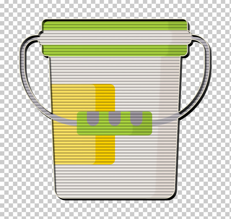 Bucket Icon Cleaning Icon PNG, Clipart, Bucket Icon, Cleaning Icon, Drinkware, Green, Line Free PNG Download