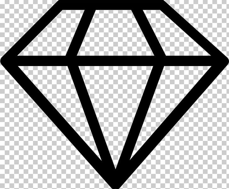 Logo Diamond Gemstone PNG, Clipart, Angle, Area, Black, Black And White, Brilliant Free PNG Download
