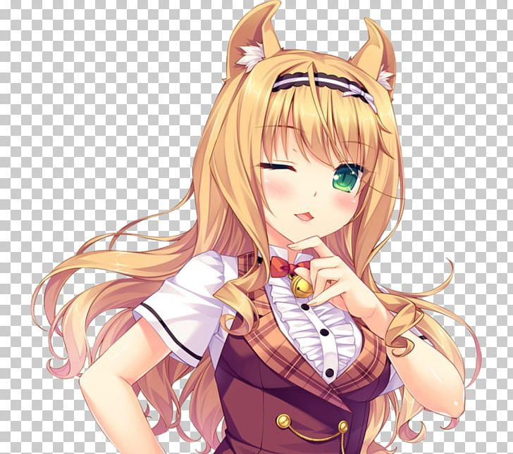 Nekopara Catgirl Desktop Anime PNG, Clipart, Art, Brown Hair, Catgirl, Cg Artwork, Chibi Free PNG Download