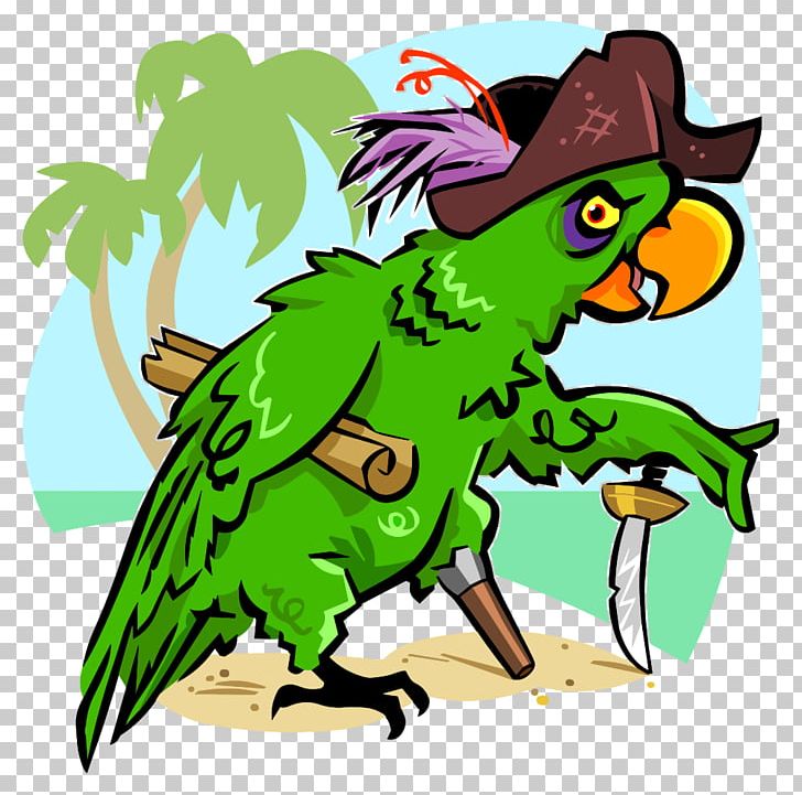 Piracy Pirate Parrot Art PNG, Clipart, Animals, Art, Artwork, Beak, Buried Treasure Free PNG Download