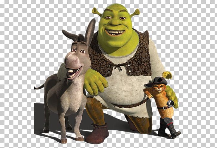 Shrek Fiona Donkey And Puss In Boots, HD Png Download, png download,  transparent png image