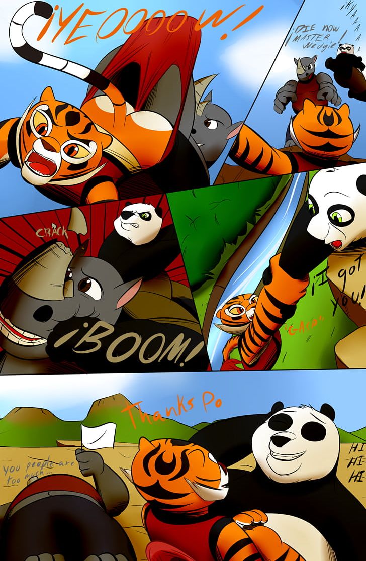 Tigress Po Comics Wedgie Kung Fu Panda PNG, Clipart, Art, Cartoon, Character, Comics, Computer Wallpaper Free PNG Download