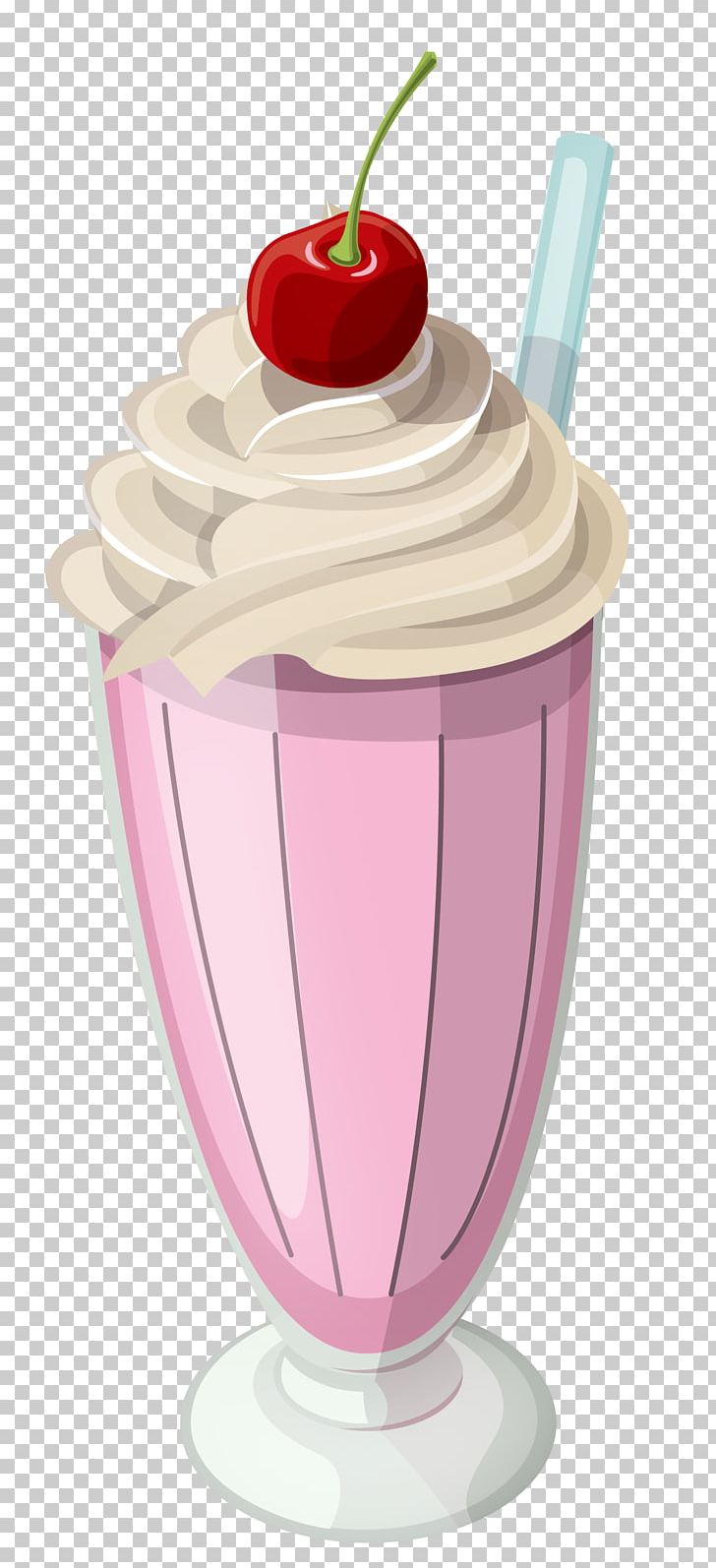Milkshake Ice Cream Smoothie PNG, Clipart, Cherry, Chocolate, Clip, Cream, Cup Free PNG Download