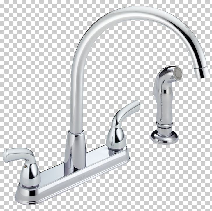 Tap Sink Kitchen Moen Stainless Steel PNG, Clipart, Angle, Bathroom, Bathtub Accessory, Bathtub Spout, Brushed Metal Free PNG Download