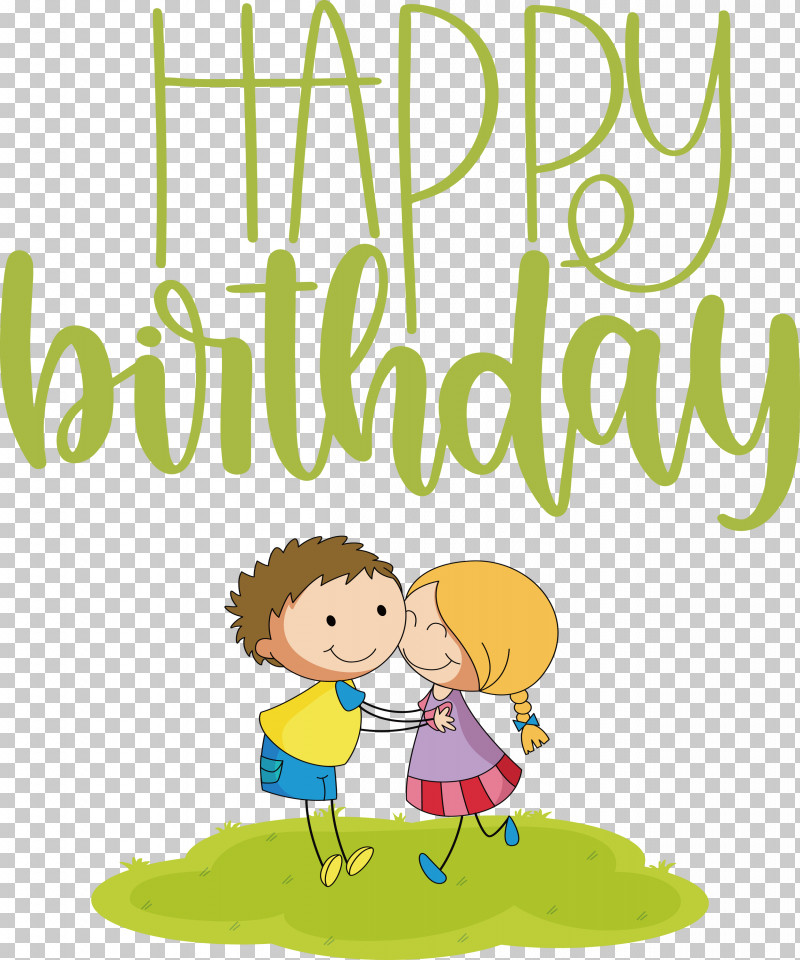 Happy Birthday PNG, Clipart, Behavior, Cartoon, Green, Happiness, Happy Birthday Free PNG Download
