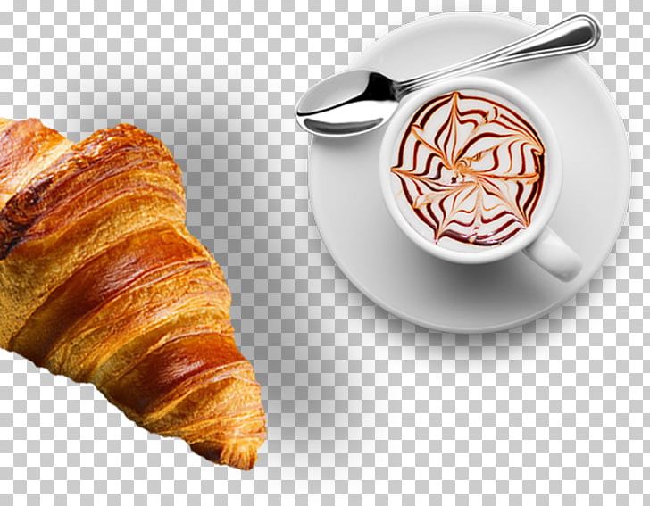 Croissant Breakfast Cappuccino Pain Au Chocolat Danish Pastry PNG, Clipart, 09702, Baked Goods, Bar, Breakfast, Cappuccino Free PNG Download