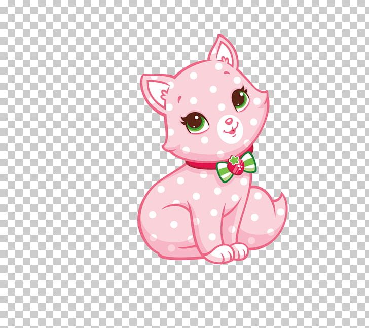 Shortcake Cat Custard Strawberry Muffin PNG, Clipart, Animals, Berry ...