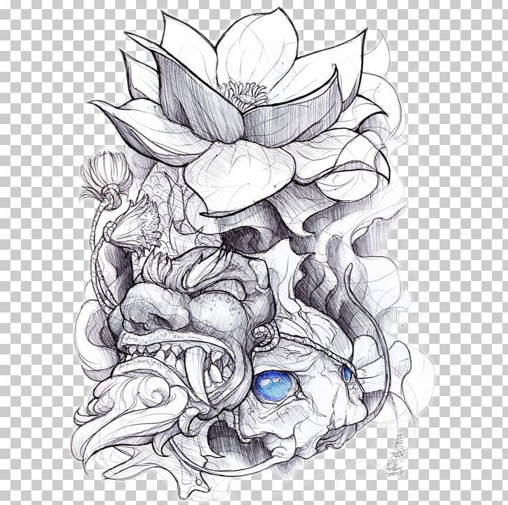 Sleeve Tattoo Irezumi Drawing Flash PNG, Clipart, Art, Artwork, Black And White, Costume Design, Drawing Free PNG Download