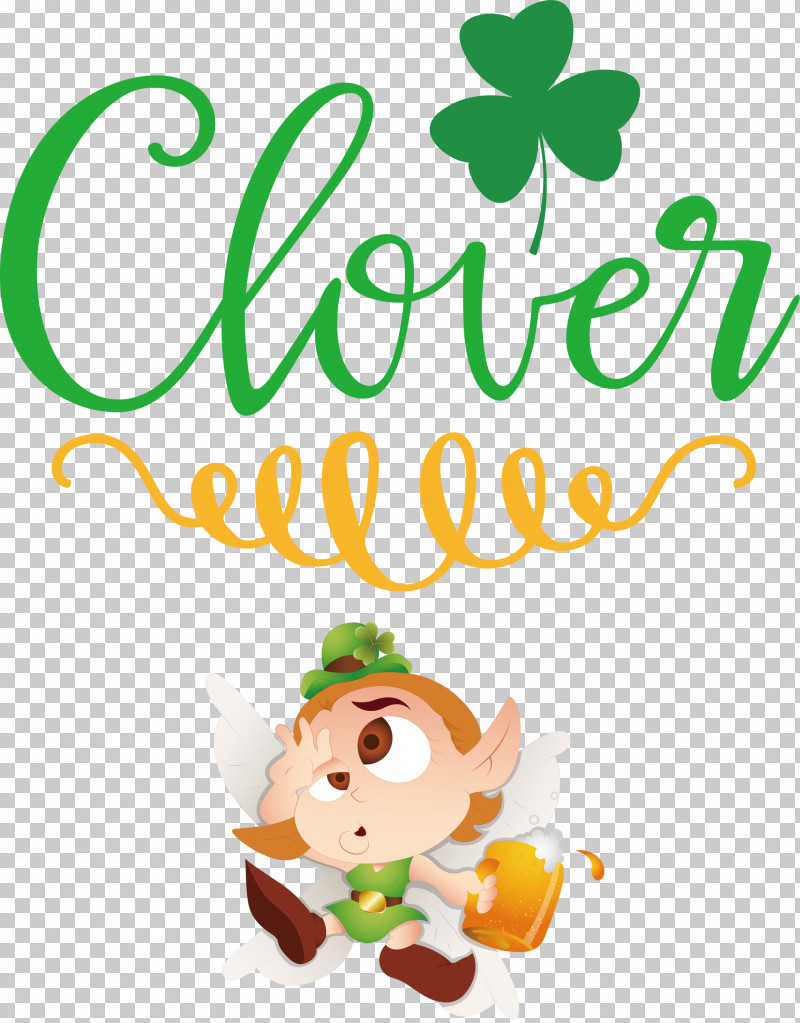 Clover St Patricks Day Saint Patrick PNG, Clipart, Cartoon, Character, Clover, Flower, Fruit Free PNG Download