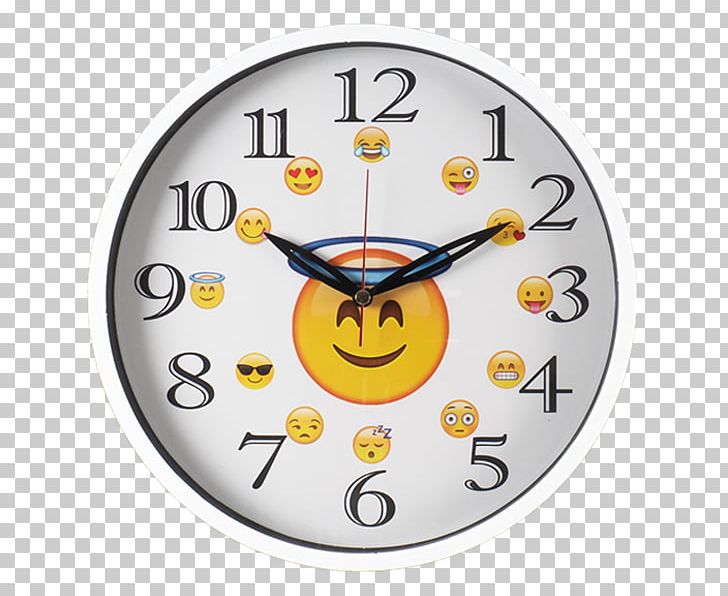 smiley clock clip art