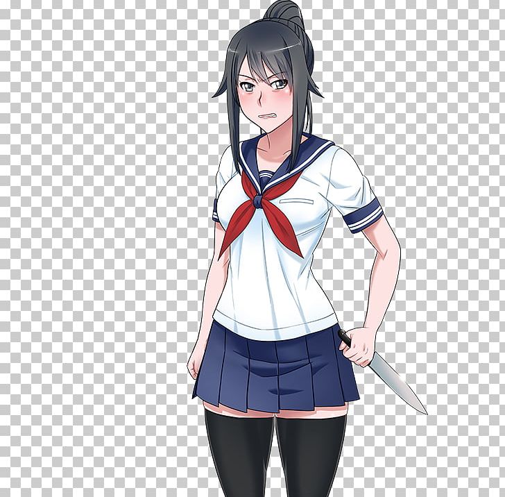 Yandere Simulator Love PNG, Clipart, Anime, Black Hair, Brown Hair, Character, Clothing Free PNG Download