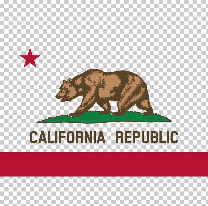 California Republic Flag Of California California Grizzly Bear PNG, Clipart, Bear, California, Carnivoran, Dog Like Mammal, Fauna Free PNG Download