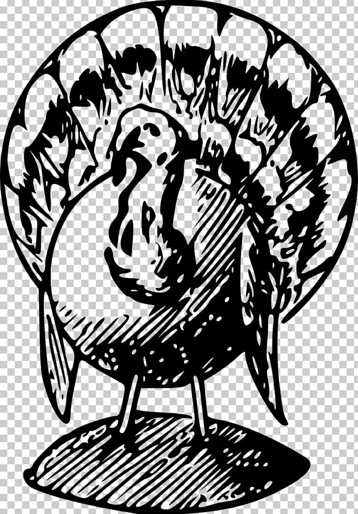 Thanksgiving Dinner Turkey Meat PNG, Clipart, Art, Artwork, Bird, Black And White, Cornucopia Free PNG Download