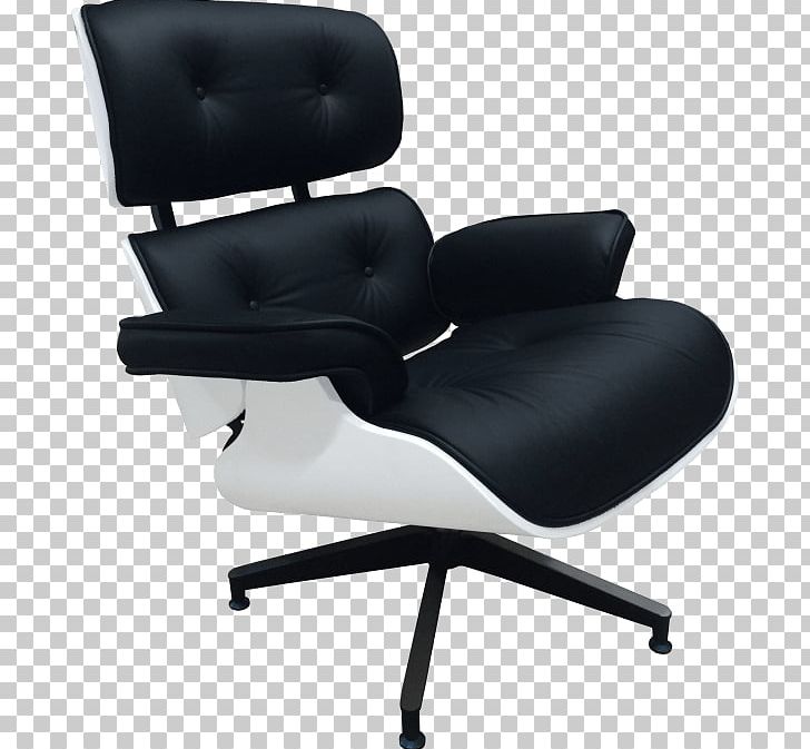 Eames Lounge Chair Lounge Chair And Ottoman Office & Desk Chairs Foot Rests Fauteuil PNG, Clipart, Angle, Armrest, Black, Chair, Chaise Longue Free PNG Download