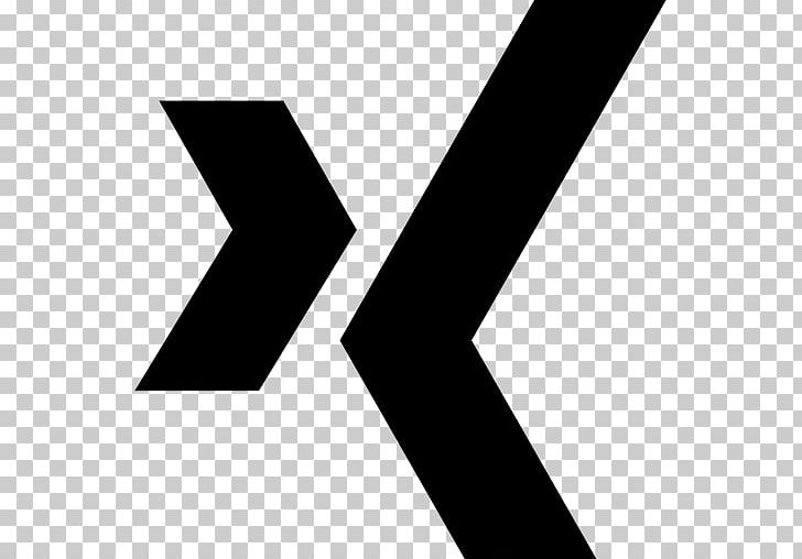 Logo XING Computer Icons Social Network PNG, Clipart, Angle, Bandcamp, Black, Black And White, Brand Free PNG Download