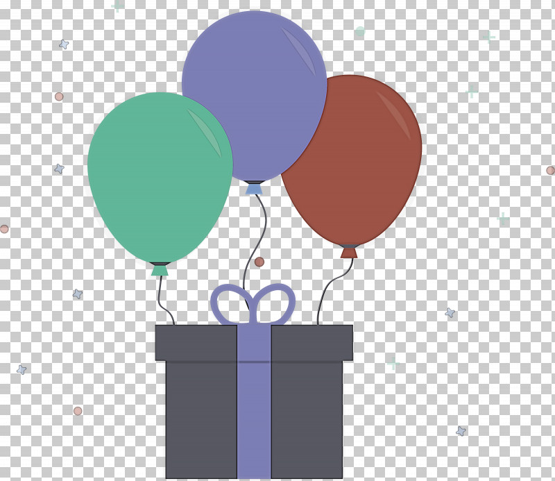Birthday Present Gift PNG, Clipart, Balloon, Birthday, Cloud, Gift, Hot Air Balloon Free PNG Download
