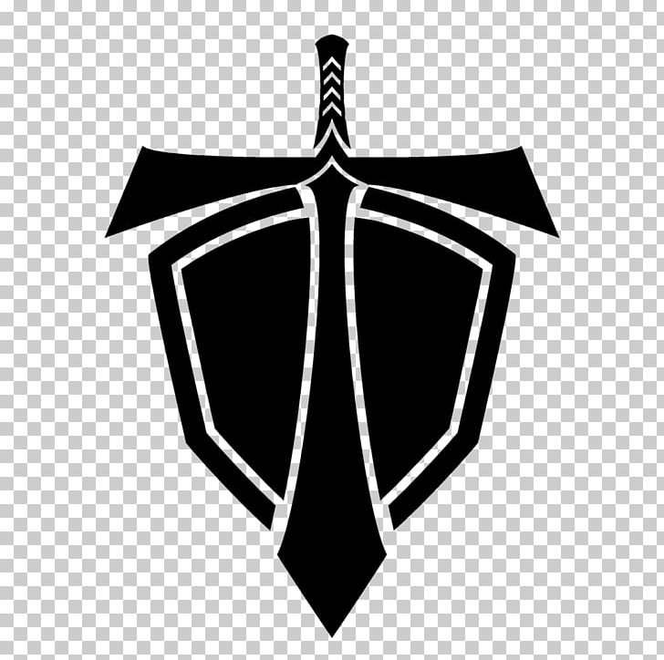 Logo Sword Shield PNG, Clipart, Angle, Art, Artist, Black, Black And White Free PNG Download