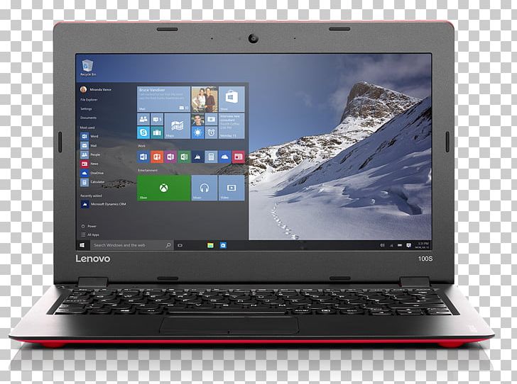 Laptop Lenovo Ideapad 100S (11) Intel Atom Celeron PNG, Clipart, Atom, Celer, Computer, Computer Hardware, Electronic Device Free PNG Download