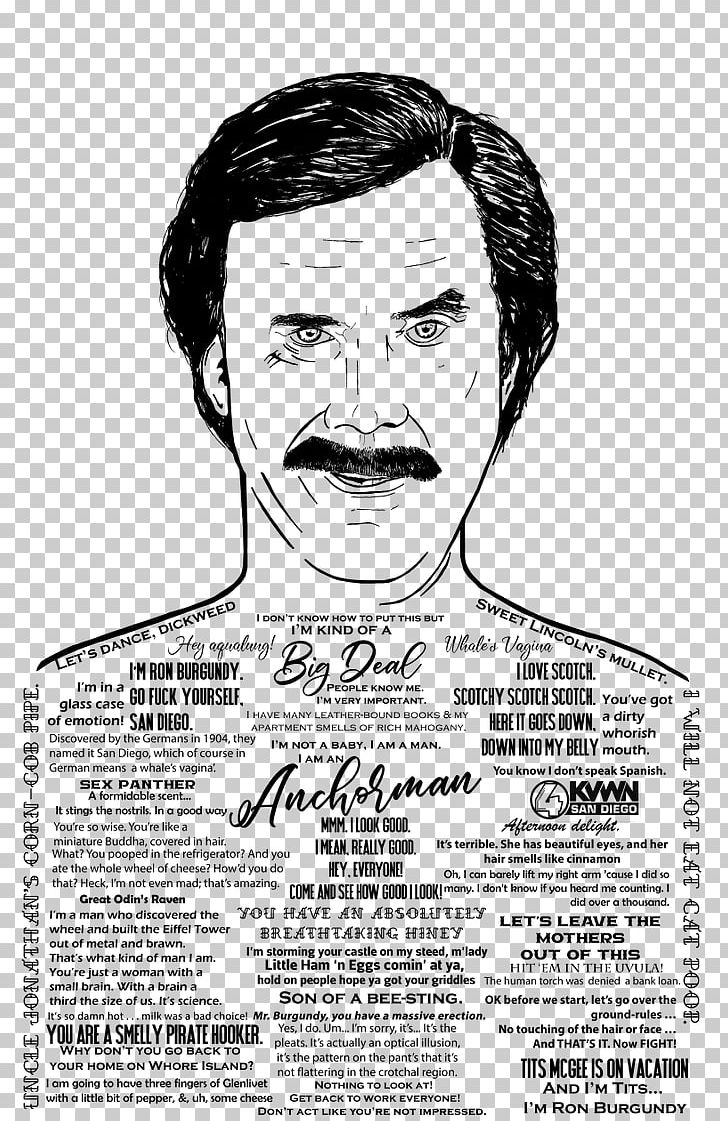 Anchorman Art Printmaking Sketch PNG, Clipart, Art, Artist, Black And White, Concept Art, Drawing Free PNG Download