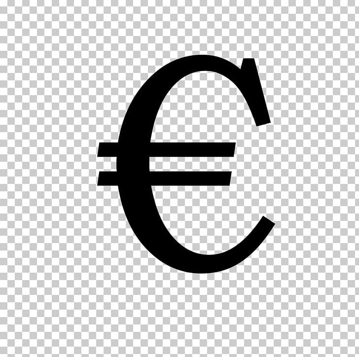 Euro Sign European Central Bank Logo PNG, Clipart, Black And White, Brand, Circle, Computer Icons, Digital Image Free PNG Download