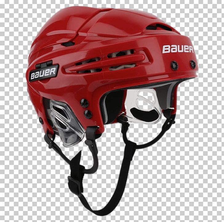 Red Bauer Hockey Helmet PNG, Clipart, Ice Hockey, Ice Hockey Gear, Sports Free PNG Download