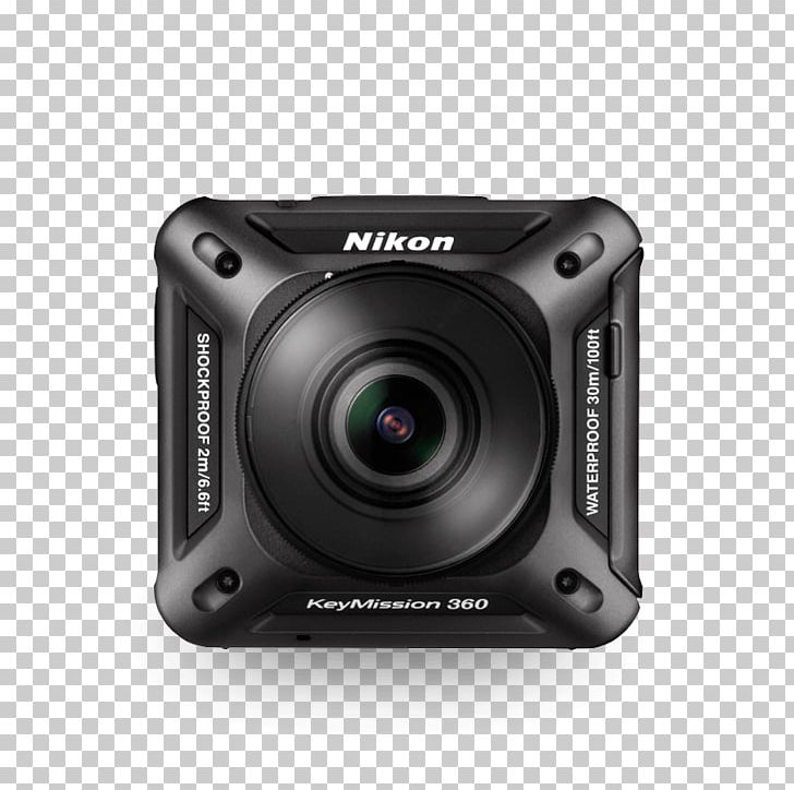 Action Camera Nikon KeyMission 360 4K Resolution Immersive Video PNG, Clipart, 4k Resolution, Camera, Camera Accessory, Camera Lens, Cameras Optics Free PNG Download