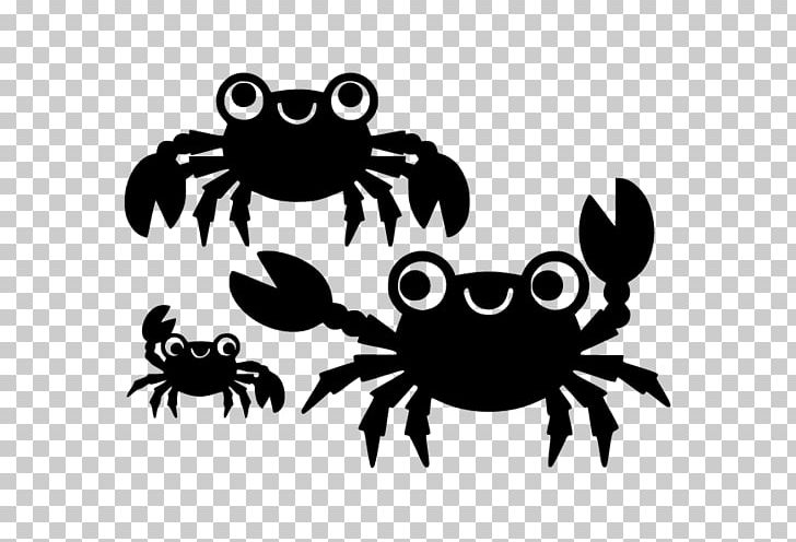 Crab Decapoda Sticker Wall Decal PNG, Clipart, Amphibian, Animals, Black And White, Chesapeake, Child Free PNG Download