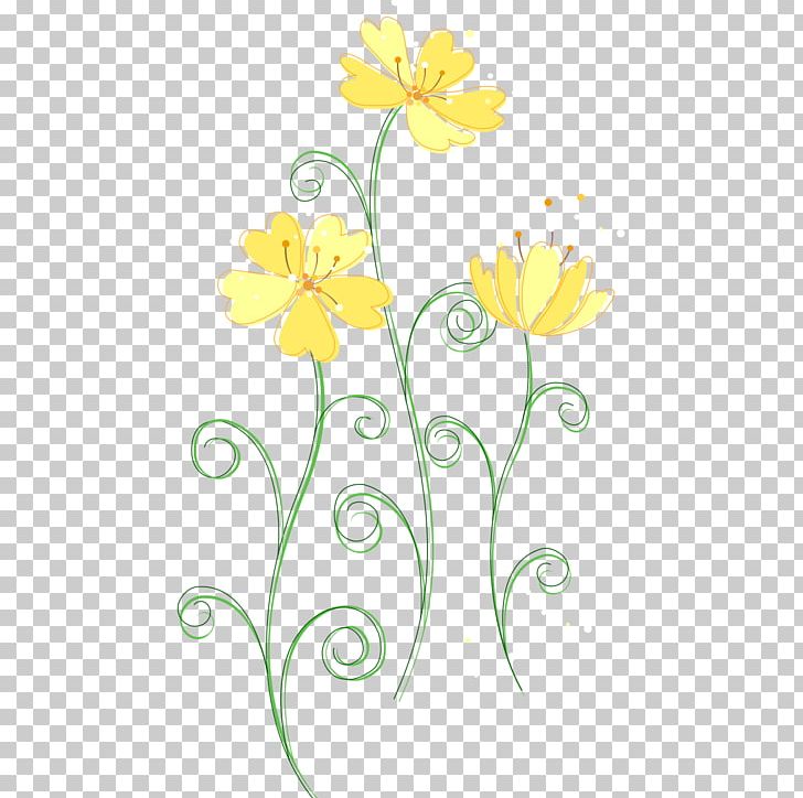 Floral Design Cut Flowers Illustration PNG, Clipart, Abstract Lines, Art, Curved Lines, Cut Flowers, Daisy Free PNG Download