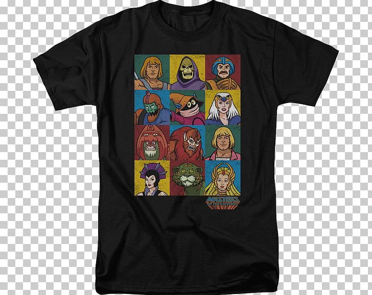 He-Man T-shirt Skeletor Masters Of The Universe Orko PNG, Clipart, Active Shirt, Black, Brand, Clothing, Heman Free PNG Download