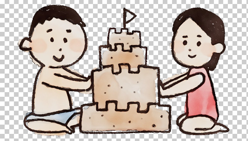 Cartoon Sharing Cake Cake Decorating PNG, Clipart, Cake, Cake Decorating, Cartoon, Paint, Sharing Free PNG Download